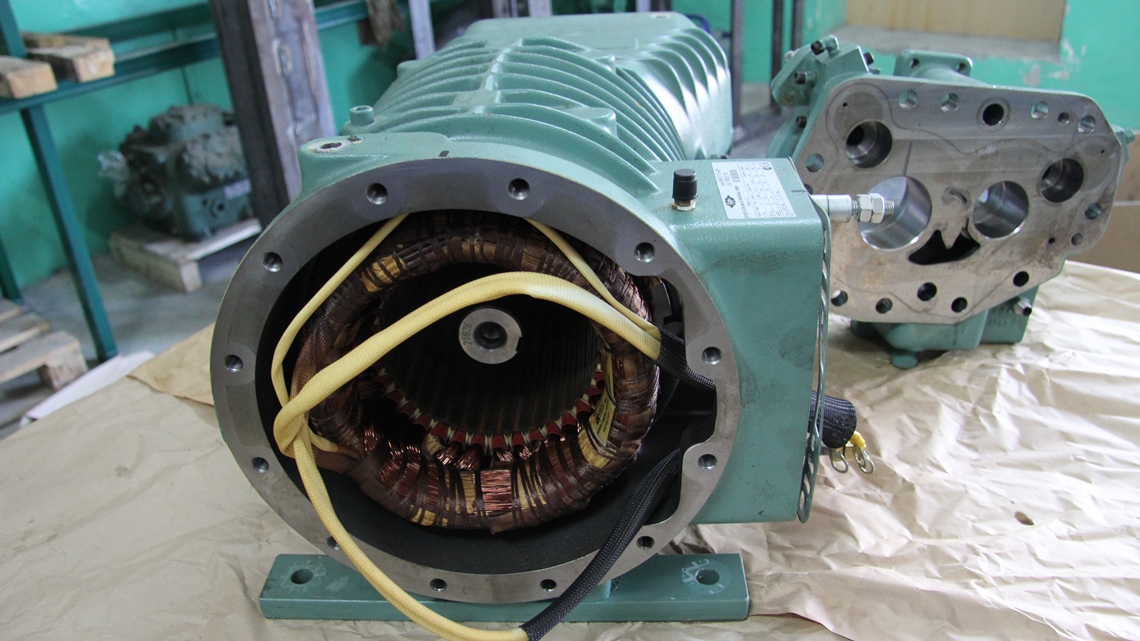Электродвигетель винтового компрессора