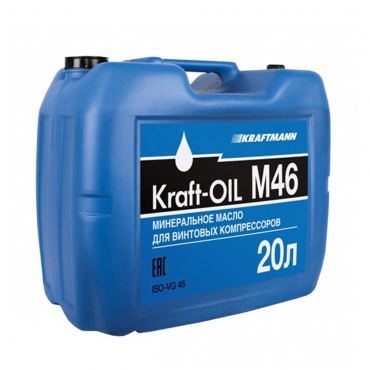 Компрессорное масло KRAFT-OIL M46 (20л)